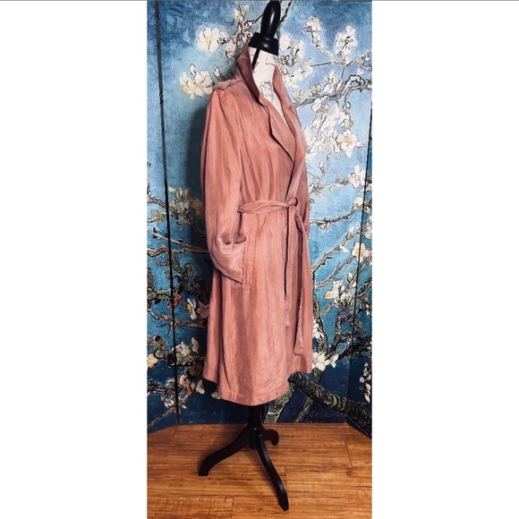 Sz L Banana Republic pink trench coat. - Picture 8 of 9